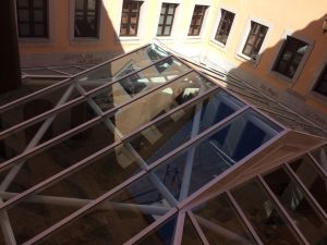 architectural glass roof
